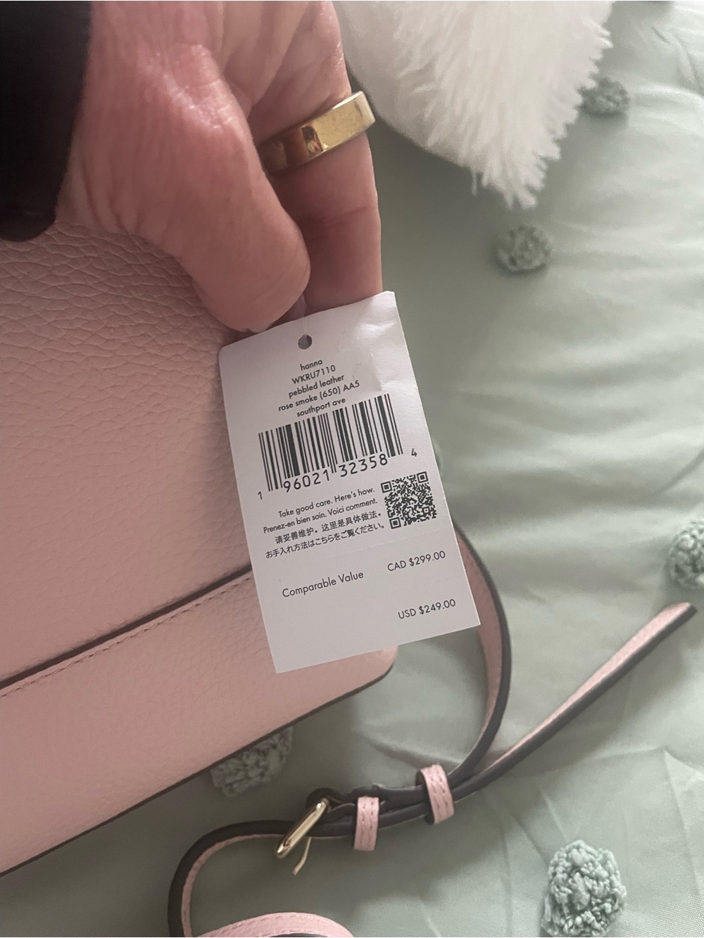 Kate Spade Hanna Southport Avenue Dome Crossbody Bag – Rosy Cheeks Pink NWT - Picture 5 of 5